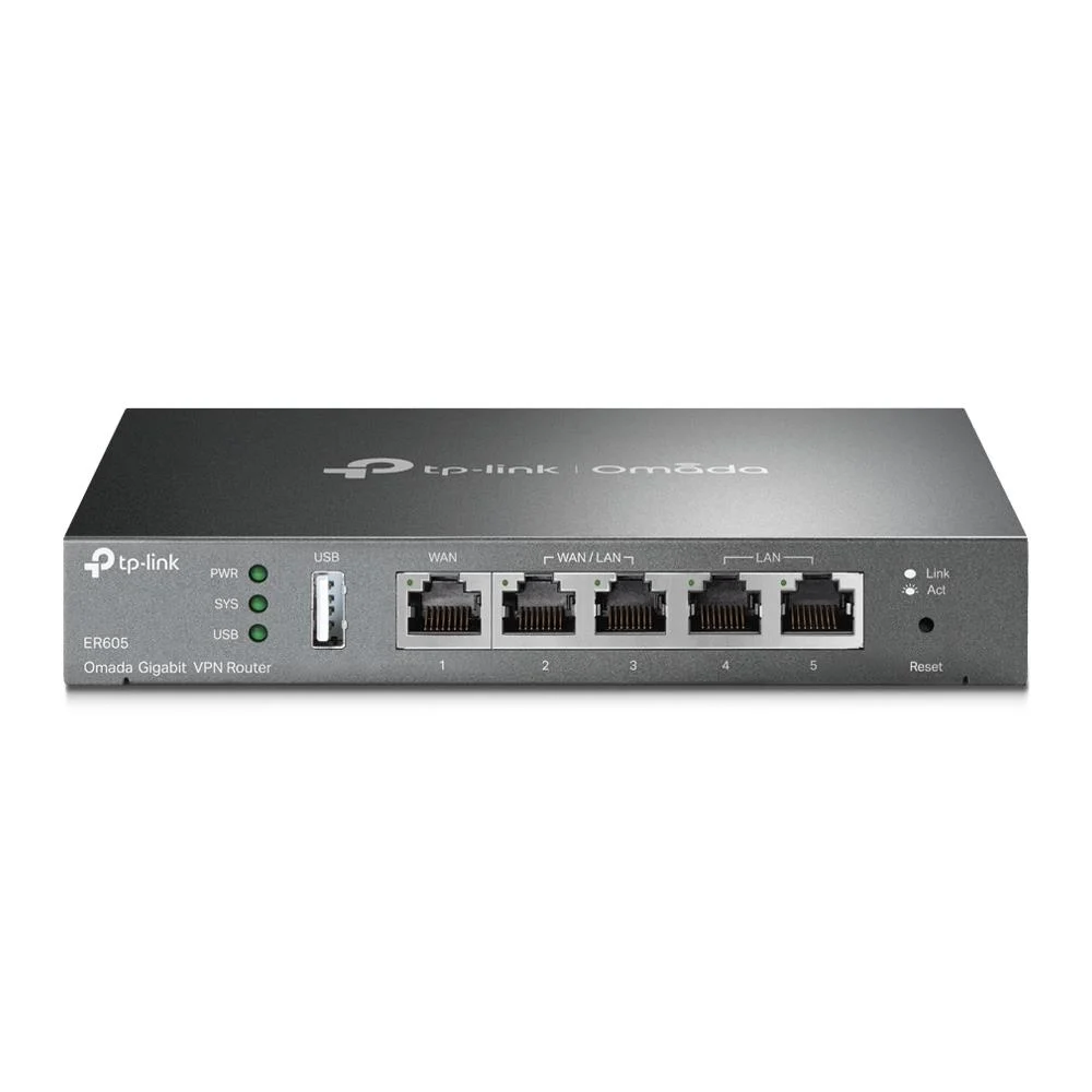 NET ROUTER 1000M 5P VPN/OMADA ER605 TP-LINK