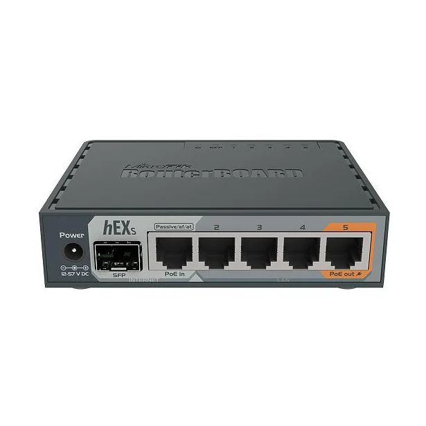 NET ROUTER 10/100/1000M 5PORT/HEX S RB760IGS MIKROTIK