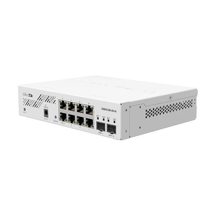 Switch|MIKROTIK|CSS610-8G-2S+IN|Desktop/pedestal|8x10Base-T / 100Base-TX / 1000Base-T|2xSFP+|CSS610-8G-2S+IN