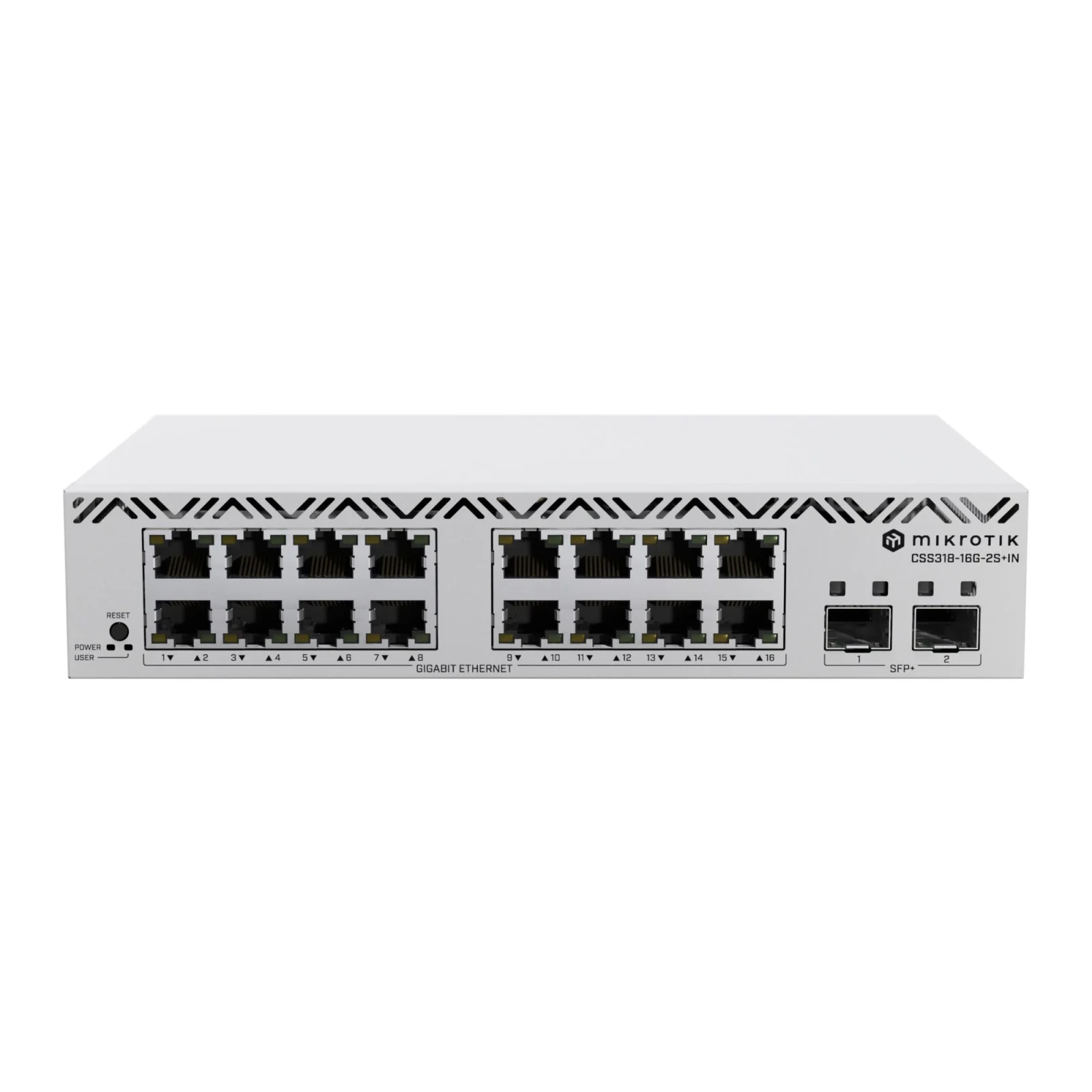 Switch|MIKROTIK|16x10Base-T / 100Base-TX / 1000Base-T|CSS318-16G-2S+IN