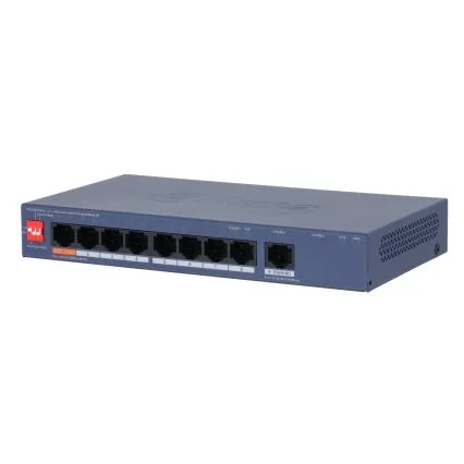 Switch|DAHUA|CS4009-8ET1GT-60|Switch type Managed|Switch layer L2|9xRJ-45 ports|RJ-45 Ports Type Gigabit Ethernet (10/100/1000)|8xFast Ethernet (copper) ports quantity|1xGigabit Ethernet (copper) ports quantity|Power ove